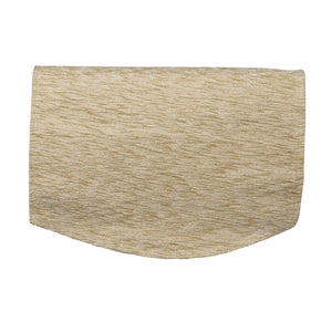 Plain Soft Touch Chenille Round Arm Caps or Chair Backs (Natural)