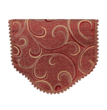 Load image into Gallery viewer, Scroll Swirl Design Round Arm Caps or Chair Back Lace Trim Furniture Cover