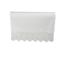 Load image into Gallery viewer, Macrame Arm Caps or Chair Back with Lace Trim (Cream or White)