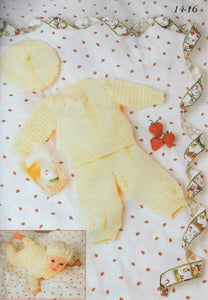 Peter Gregory A New Baby Knitting & Crochet Booklet DK Outfits AK17