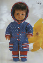 Load image into Gallery viewer, Peter Gregory Dolly Mixture Knitting Booklet Double Knitting Dolls Outfits AK 20