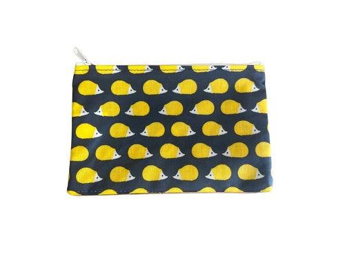 Hedgehog Make Up or Sanitary Discreet Storage Bag (19cm x 12cm)