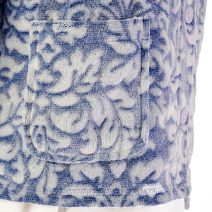 Slenderella Ladies Damask Pattern Fleece Bed Jacket (2 Colours)