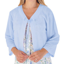 Load image into Gallery viewer, Slenderella Waffle Knit Ribbon Tie Bed Jacket (4 Colours)
