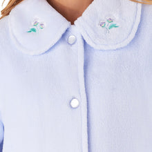 Load image into Gallery viewer, Slenderella Ladies Floral Embroidered Collar Bed Jacket (Small - XXL)