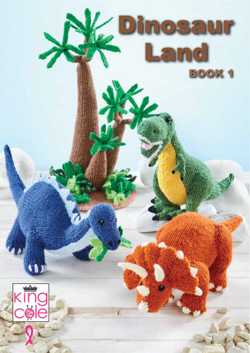 King Cole Dinosaur Land Knitting Book 1 By Carol Connelly
