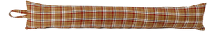 Poly Wool Check Fabric Draught Excluder (3 Colours)