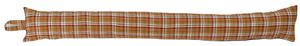 Poly Wool Check Fabric Draught Excluder (3 Colours)