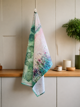 Load image into Gallery viewer, Wild Flower Meadow Watercolour Cotton Tea Towel