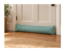 Load image into Gallery viewer, Mint Green Cotton Draught Excluder 3ft