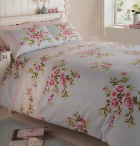 Chintz Super King Duvet Set (Pink or Blue)