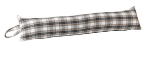 Poly Wool Check Fabric Draught Excluder (3 Colours)