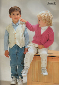 Peter Gregory Little Angels Kids Clothes Knitting Booklet EX5