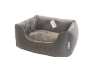 Load image into Gallery viewer, Gor Pets Ultima Fabric &amp; Faux Fur Square Bed (8 Colours)