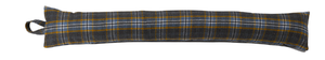 Poly Wool Check Fabric Draught Excluder (3 Colours)