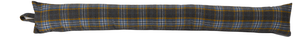 Poly Wool Check Fabric Draught Excluder (3 Colours)