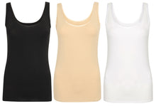 Load image into Gallery viewer, Slenderella 'Gaspe' Ladies Microfibre Tank Vest Top UK 10 - 20 (3 Colours)