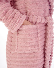 Load image into Gallery viewer, Slenderella Ladies Teddy Fleece Hooded Dressing Gown (3 Colours)