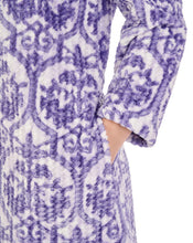 Load image into Gallery viewer, Slenderella Ladies Damask Waffle Fleece Wrap Dressing Gown (2 Colours)