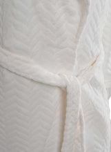 Load image into Gallery viewer, Slenderella Ladies Luxury Zig Zag Fleece Dressing Gown (3 Colours)