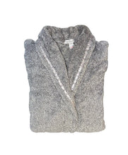 Load image into Gallery viewer, Slenderella Ladies Super Soft Charcoal Fleck Dressing Gown (2 Colours)