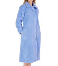 Load image into Gallery viewer, Slenderella Button Up Waffle Fleece Dressing Gown (7 Colours)