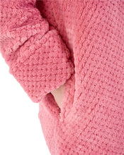 Load image into Gallery viewer, Slenderella Button Up Waffle Fleece Dressing Gown (7 Colours)