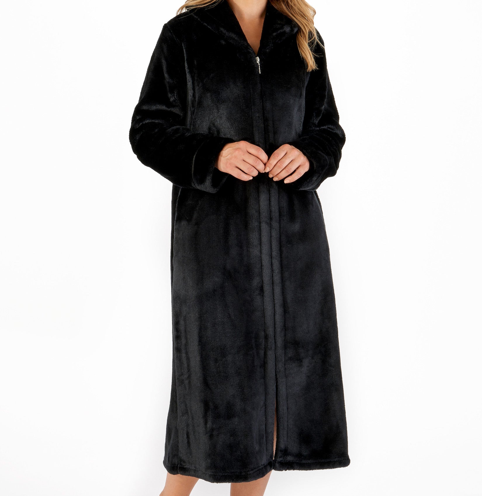 Chelsea Peers LINEAR TIGER PRINT - Dressing gown - black - Zalando.de