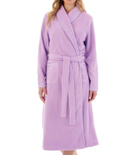 Load image into Gallery viewer, Slenderella Anti Pill Polar Fleece Shawl Collar Dressing Gown (4 Colours)