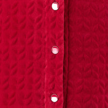 Load image into Gallery viewer, Slenderella Ladies Button Up Faux Fur Collar Dressing Gown (4 Colours)