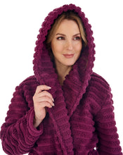 Load image into Gallery viewer, Slenderella Teddy Bear Fleece Hooded Dressing Gown (2 Colours)