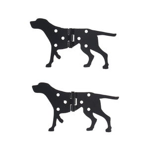 Black Dog Door Hinges (Left or Right)