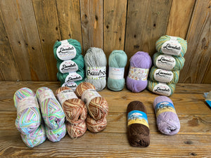 King Cole Double Knitting & 4Ply Destash 1200g Mixed Yarn Bundle