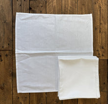 Load image into Gallery viewer, Linen Cotton Napkins 18&quot; x 17.5” Serviettes Pack of 8 (Seconds)
