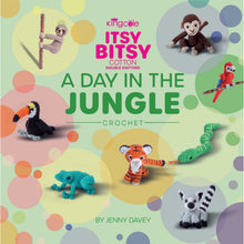 Load image into Gallery viewer, King Cole Itsy Bitsy Crochet Pattern Book – A Day in the Jungle