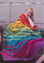 Load image into Gallery viewer, James Brett Super Chunky Knitting Pattern - Throws (JB843)