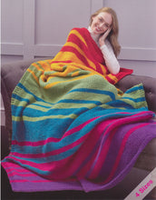 Load image into Gallery viewer, James Brett Super Chunky Knitting Pattern - Throws (JB843)