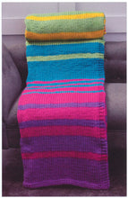 Load image into Gallery viewer, James Brett Super Chunky Knitting Pattern - Throws (JB843)
