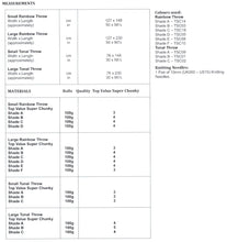 Load image into Gallery viewer, James Brett Super Chunky Knitting Pattern - Throws (JB843)