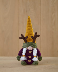 King Cole Christmas Crochet Book 9 Festive Gonk Character Toy Decorations