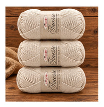 Load image into Gallery viewer, King Cole Finesse Cotton Silk DK Yarn 3 x 50g White (2810)
