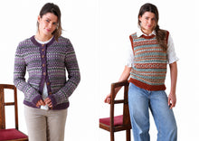 Load image into Gallery viewer, King Cole Double Knitting Pattern Ladies Cardigan &amp; Tank Top (6341)