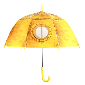 Fallen Fruits Kids Umbrella with Transparent Spy Hole (Airplane or Submarine)