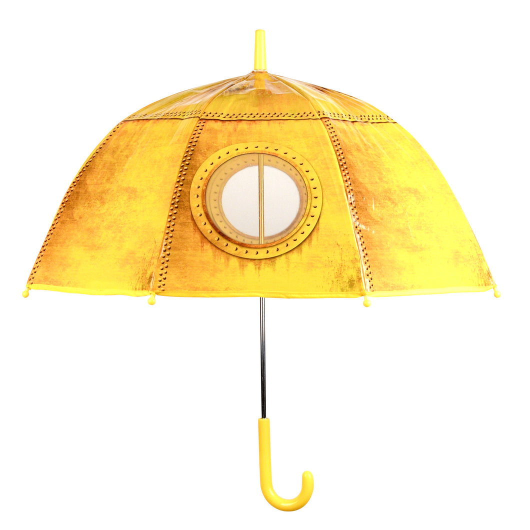 Fallen Fruits Kids Umbrella with Transparent Spy Hole (Airplane or Submarine)