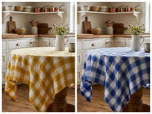 Load image into Gallery viewer, Kitchen Trends Seersucker Check Tablecloth (2 Colours)