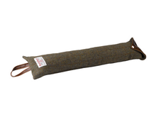 Load image into Gallery viewer, Harris Tweed Draught Excluder with Leather Detail