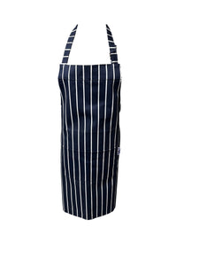 100% Cotton Bib Apron with Pocket 60cm x 80cm (Navy)