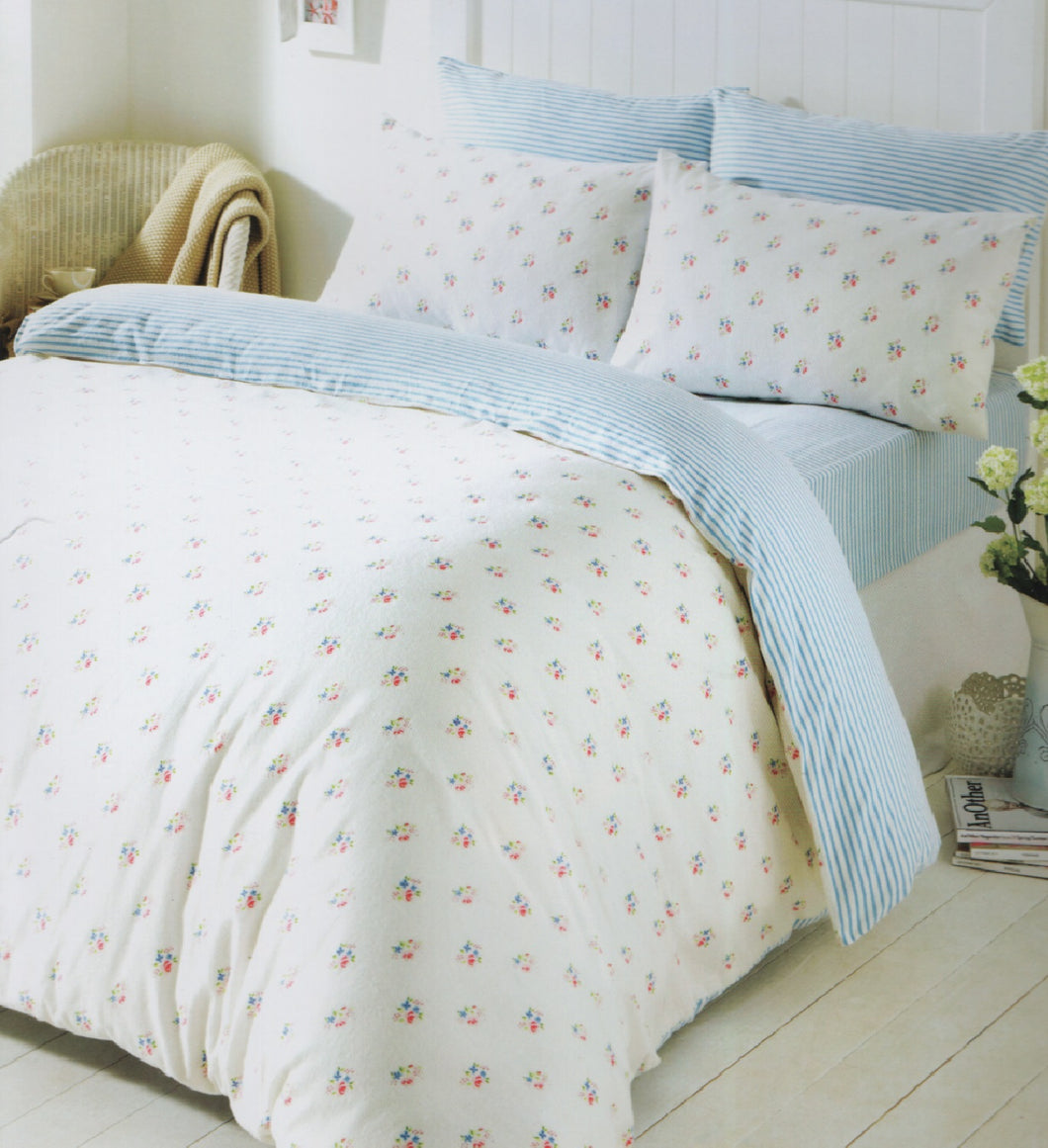 Molly Super King Duvet Set (Pink or Blue)