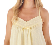 Load image into Gallery viewer, Slenderella Ladies Circular Dobby Dot Cotton Chemise (3 Colours)