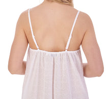 Load image into Gallery viewer, Slenderella Ladies Circular Dobby Dot Cotton Chemise (3 Colours)